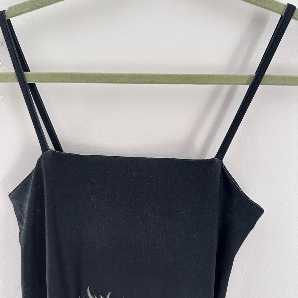 Vintage America Black Dragon Mini Dress - Picture 3 of 5